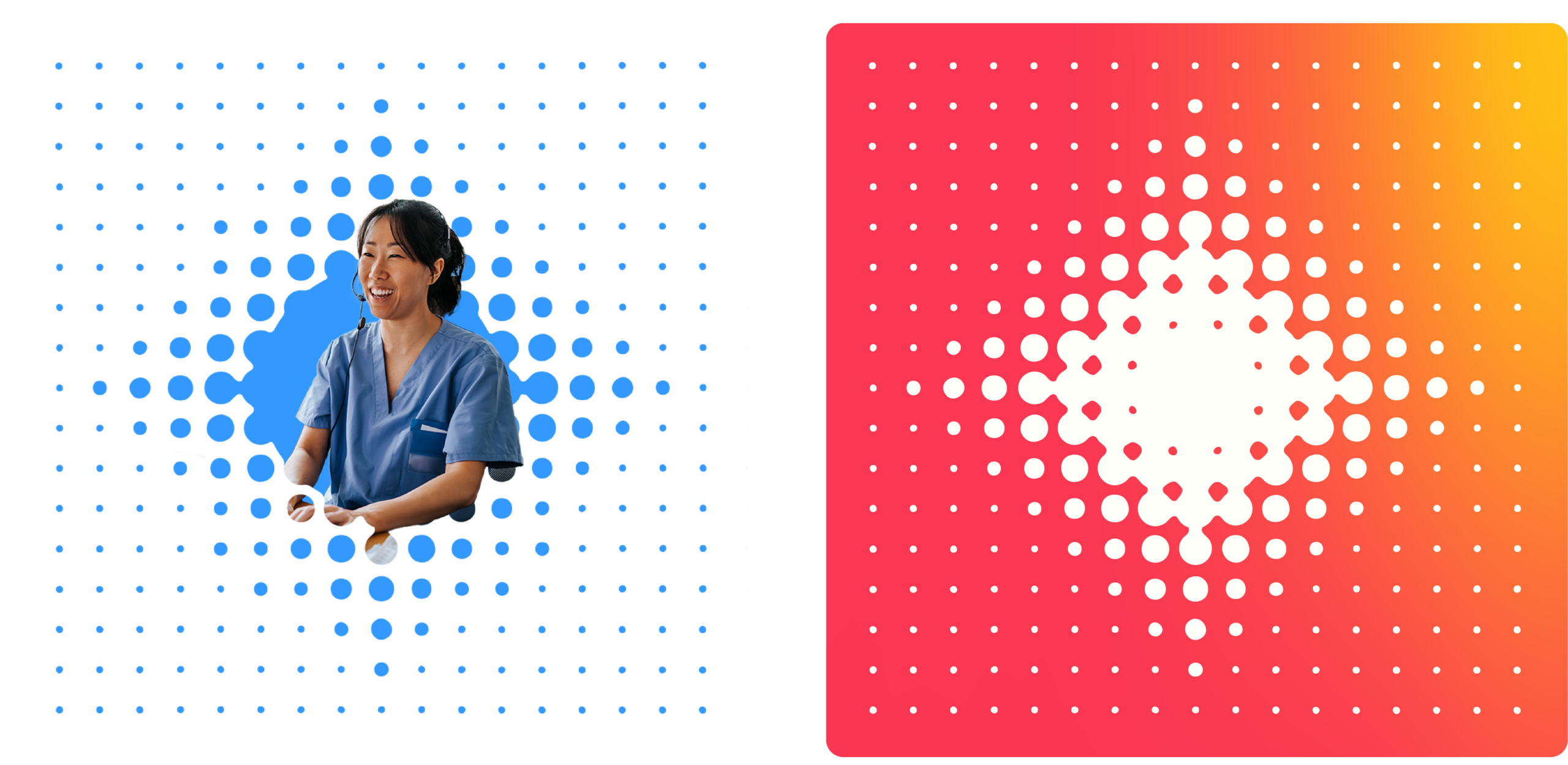 CareXM Grid + Photo Grid Color Gradient 2